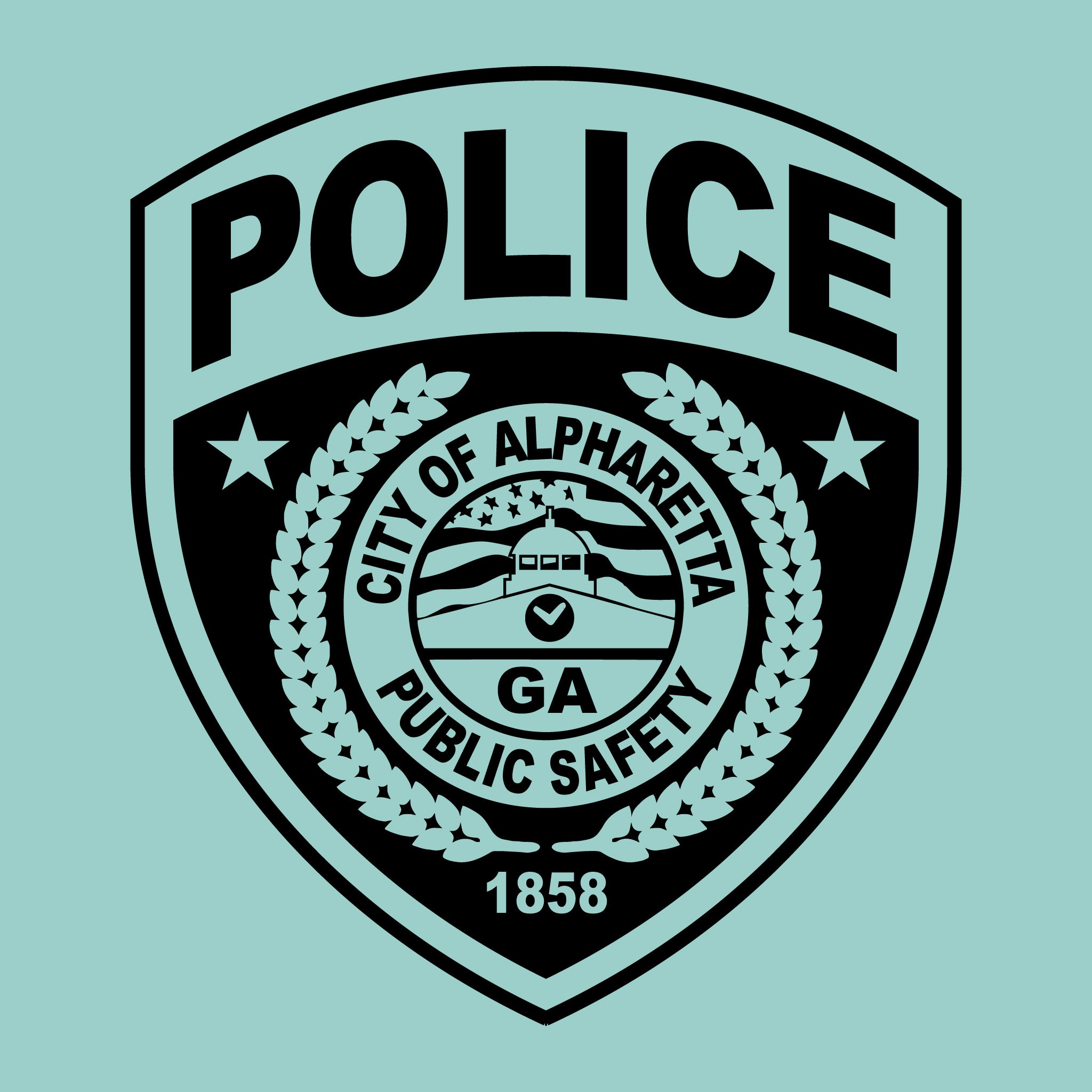 [ALPHARETTA PD] Men's RTIC Utility Long Sleeve [SEAFR/BLK]-13 Fifty Apparel