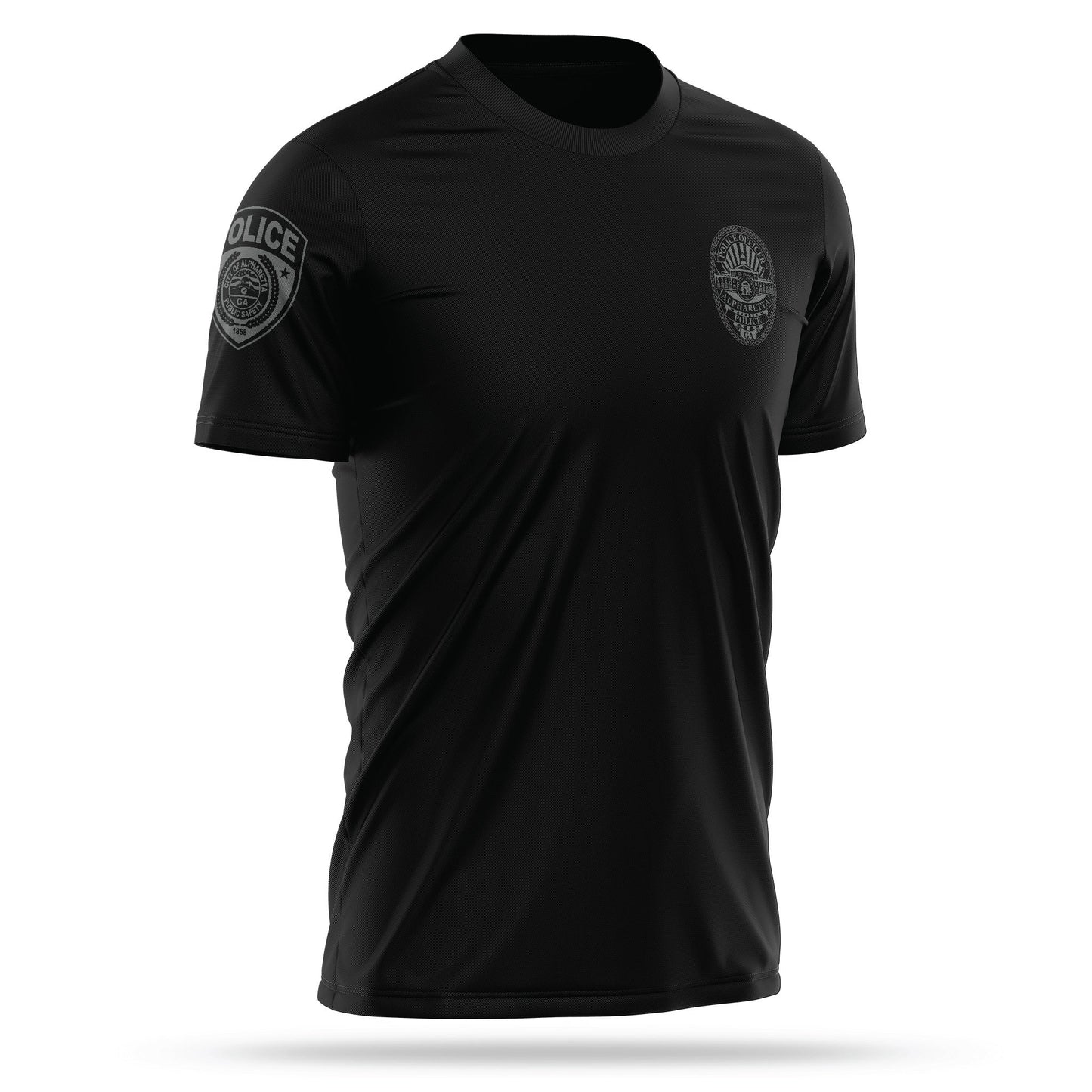 [ALPHARETTA PD] Patrol Utility Shirt [BLK/GRY]-13 Fifty Apparel