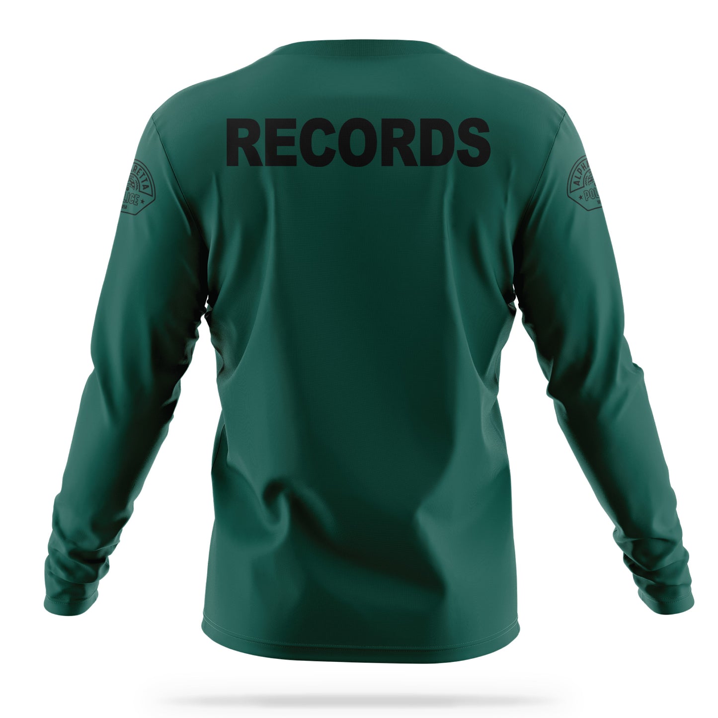 [ALPHARETTA PD] RECORDS Utility Long Sleeve [FGRN/BLK]-13 Fifty Apparel