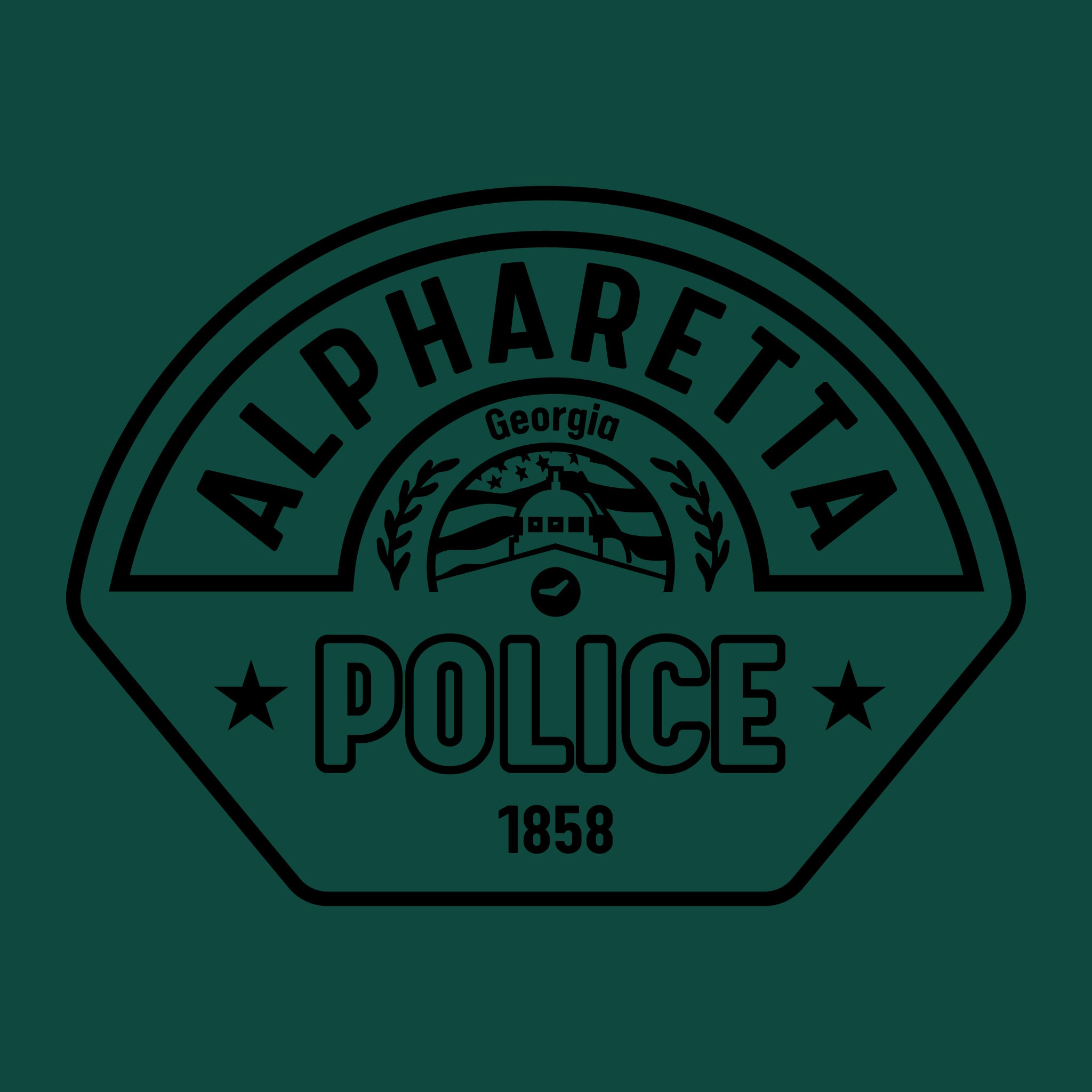 [ALPHARETTA PD] RECORDS Utility Long Sleeve [FGRN/BLK]-13 Fifty Apparel