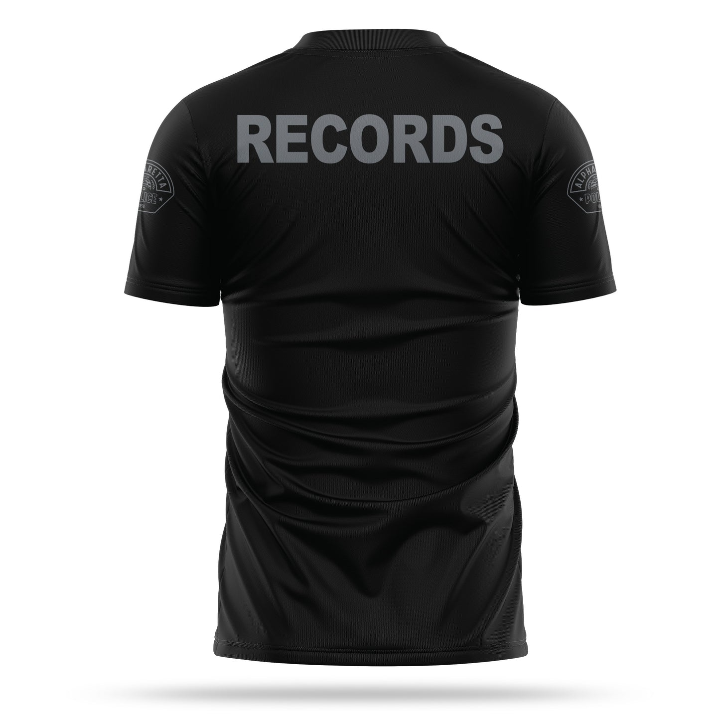 [ALPHARETTA PD] RECORDS Utility Shirt [BLK/GRY]-13 Fifty Apparel