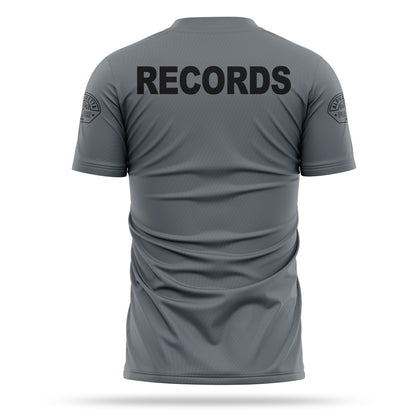 [ALPHARETTA PD] RECORDS Utility Shirt [CHR/BLK]-13 Fifty Apparel