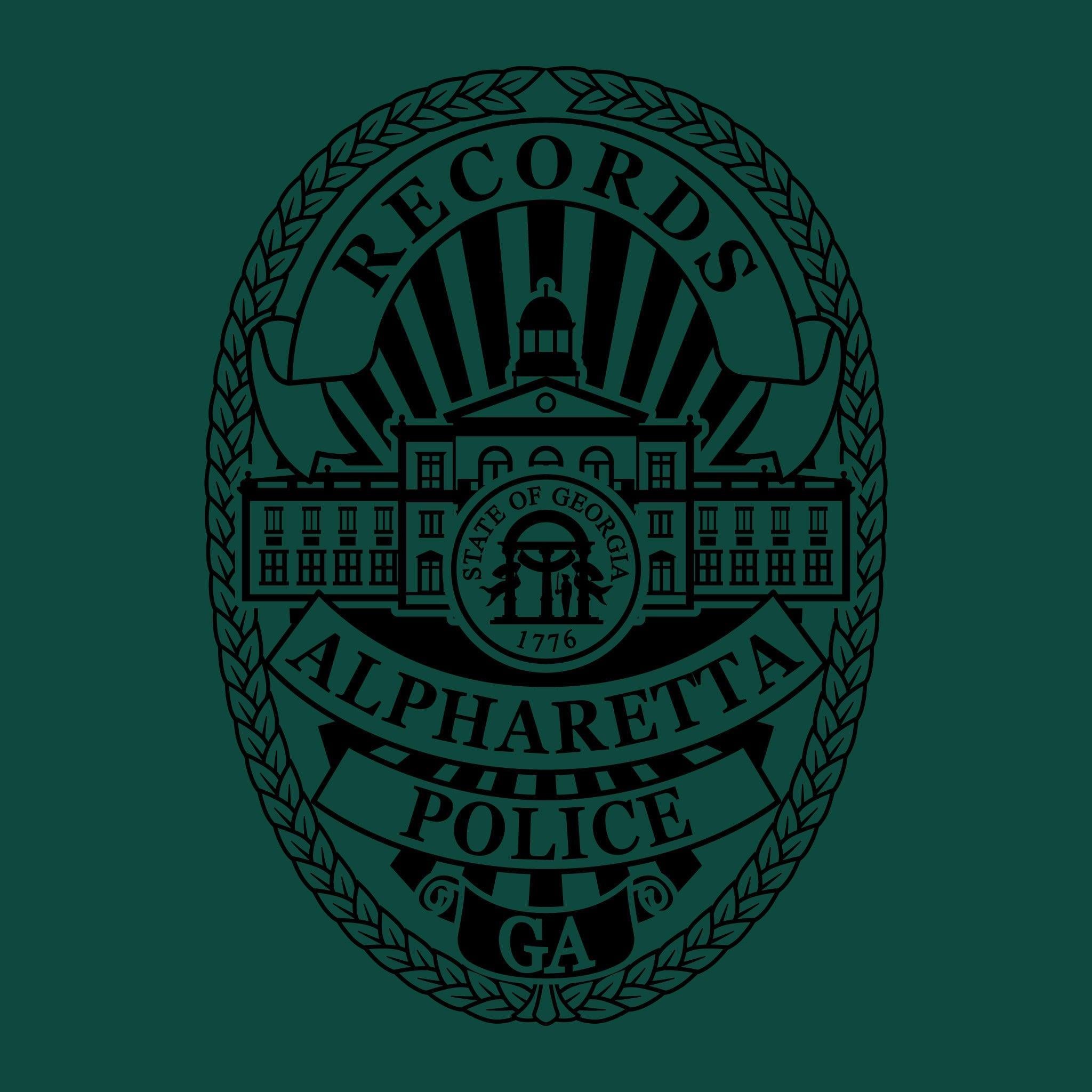 [ALPHARETTA PD] RECORDS Utility Shirt [FGRN/BLK]-13 Fifty Apparel