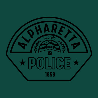 [ALPHARETTA PD] RECORDS Utility Shirt [FGRN/BLK]-13 Fifty Apparel