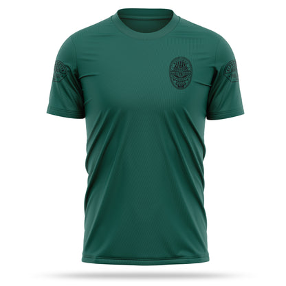 [ALPHARETTA PD] RECORDS Utility Shirt [FGRN/BLK]-13 Fifty Apparel