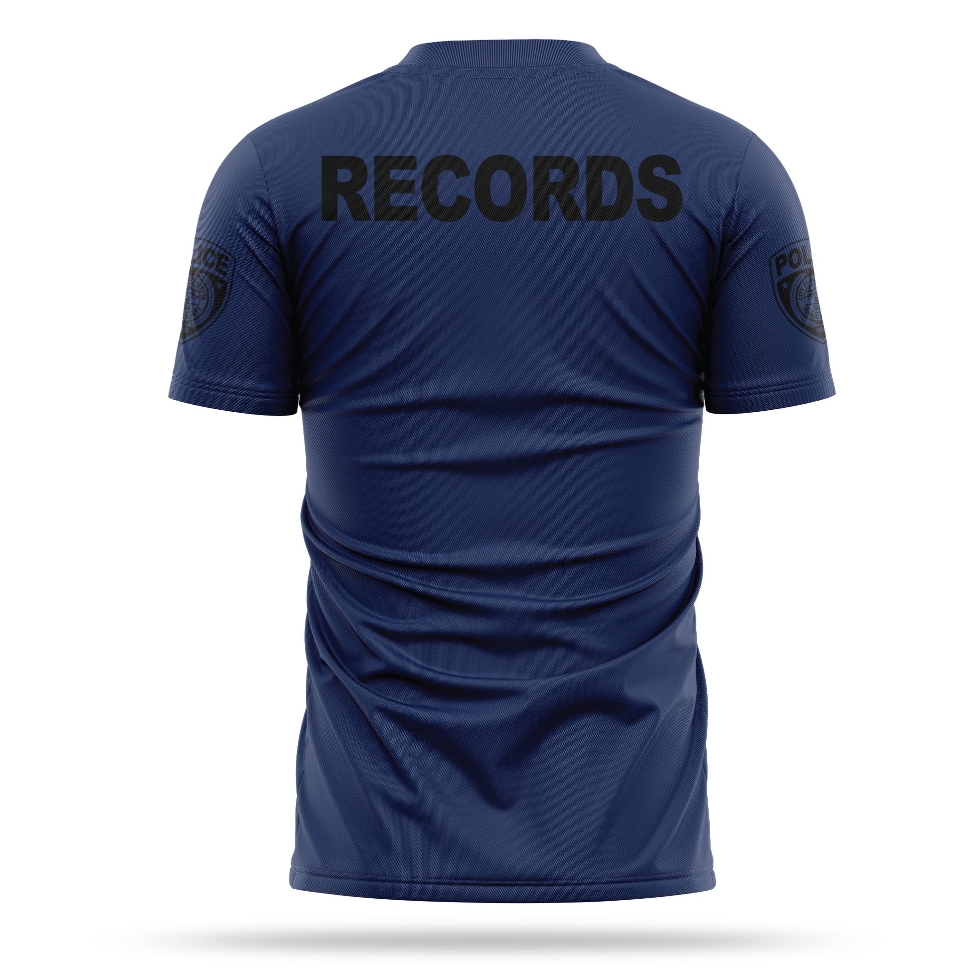 [ALPHARETTA PD] RECORDS Utility Shirt [NVY/BLK]-13 Fifty Apparel