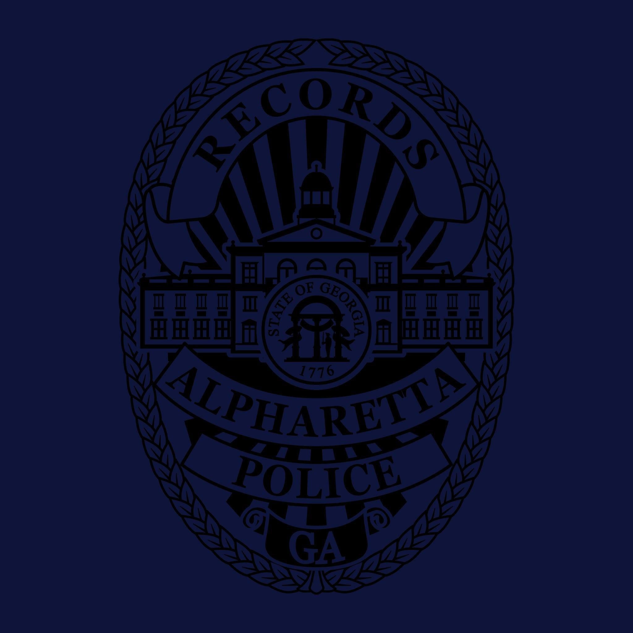 [ALPHARETTA PD] RECORDS Utility Shirt [NVY/BLK]-13 Fifty Apparel