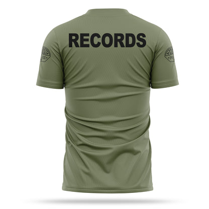 [ALPHARETTA PD] RECORDS Utility Shirt [ODGRN/BLK]-13 Fifty Apparel
