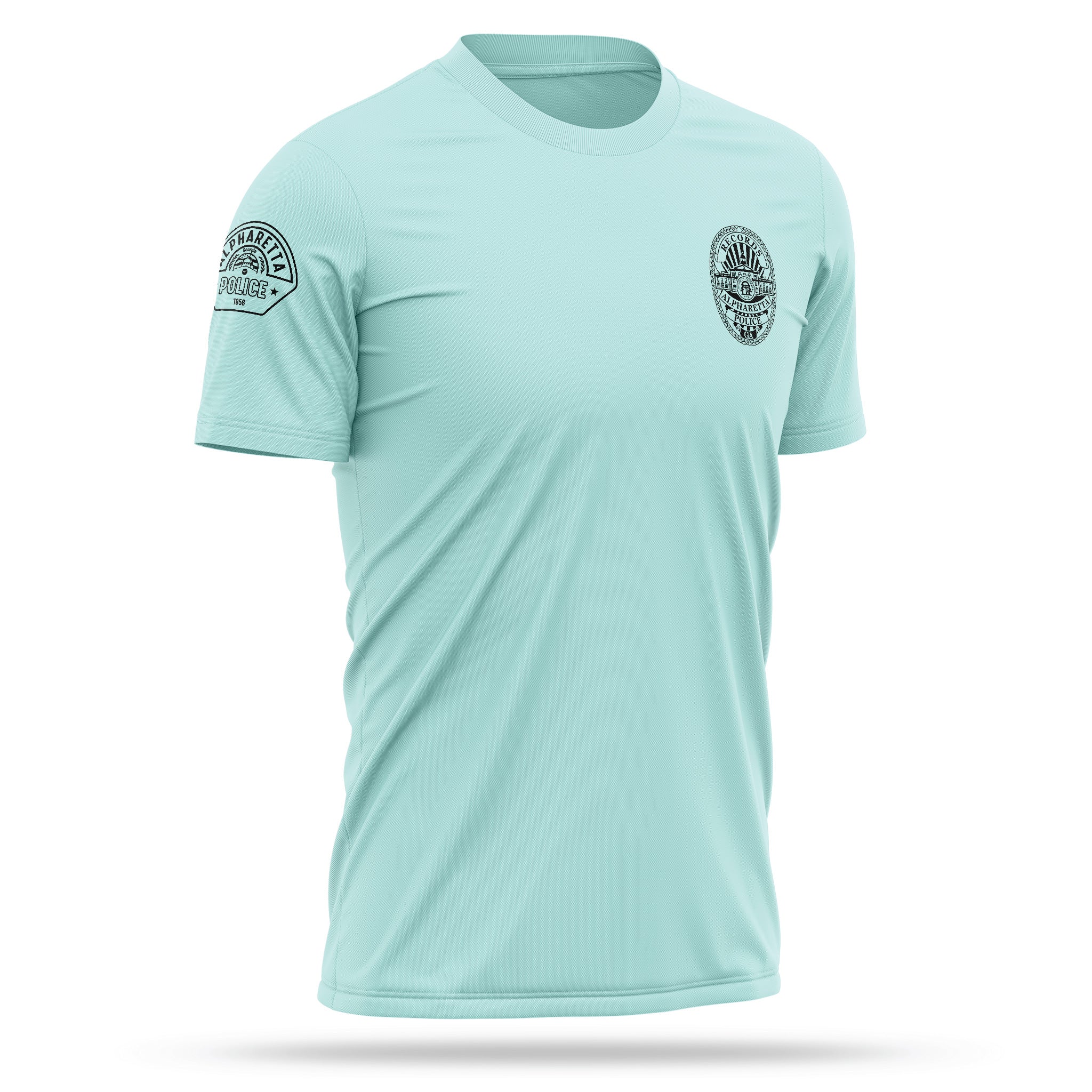 [ALPHARETTA PD] RECORDS Utility Shirt [SEAFR/BLK]-13 Fifty Apparel