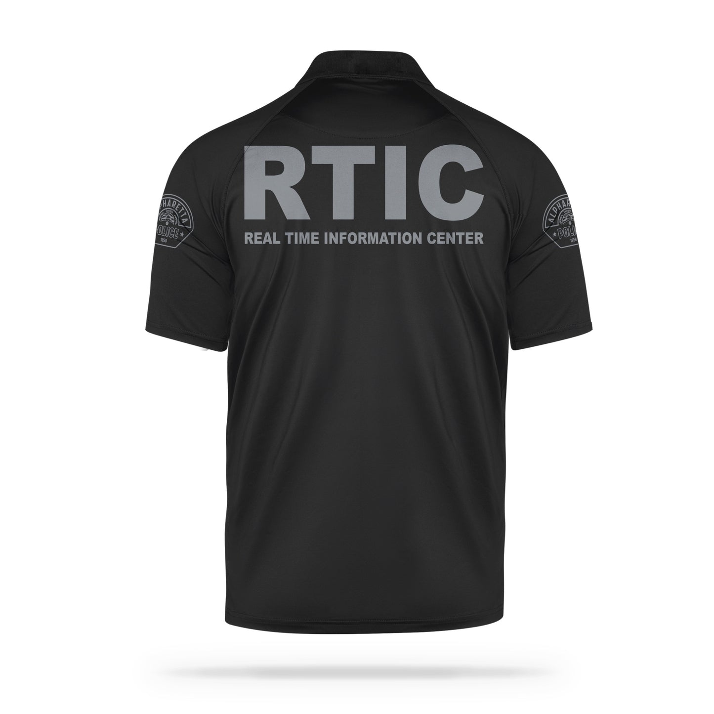 [ALPHARETTA PD] RTIC Performance Polo [BLK]-13 Fifty Apparel