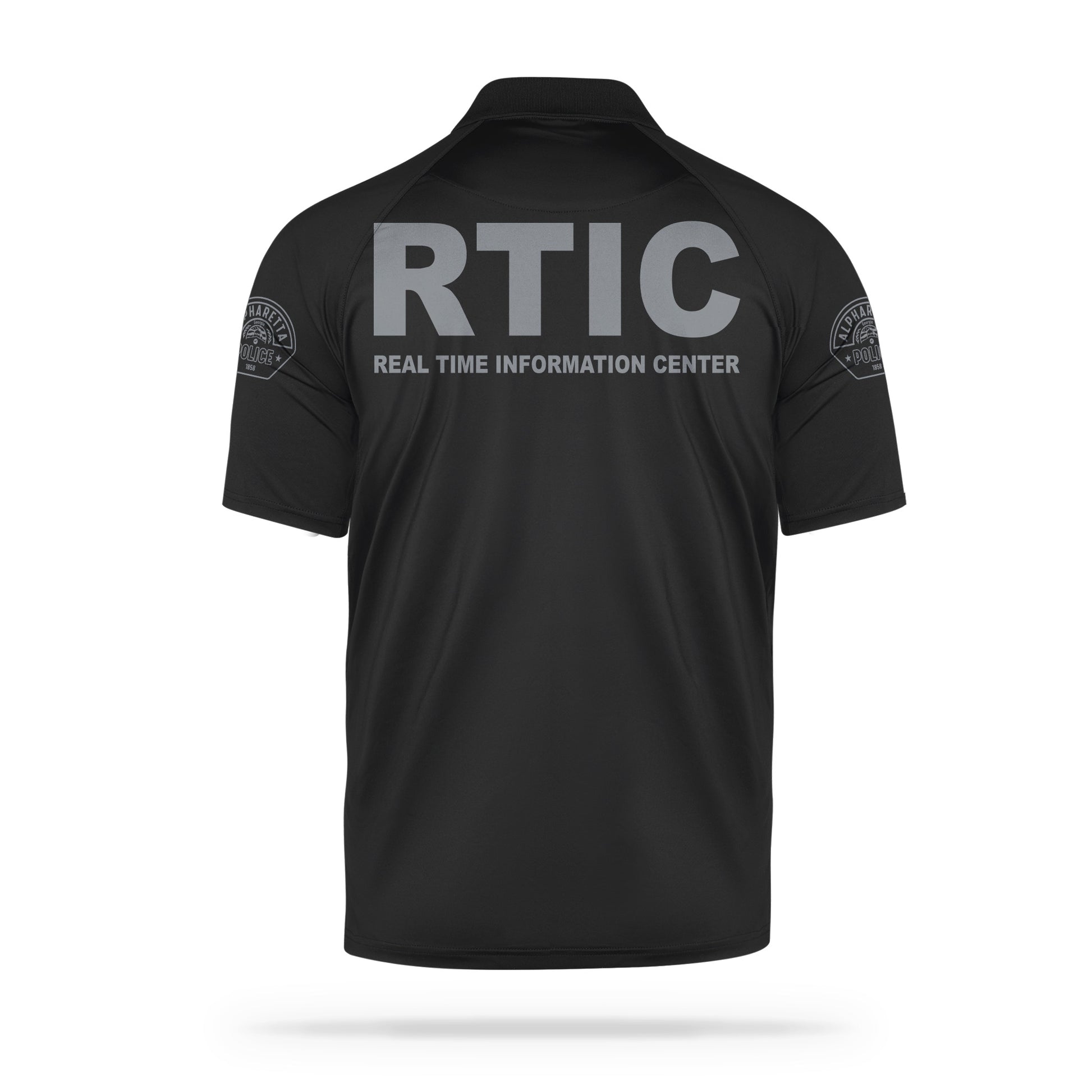 [ALPHARETTA PD] RTIC Performance Polo [BLK]-13 Fifty Apparel