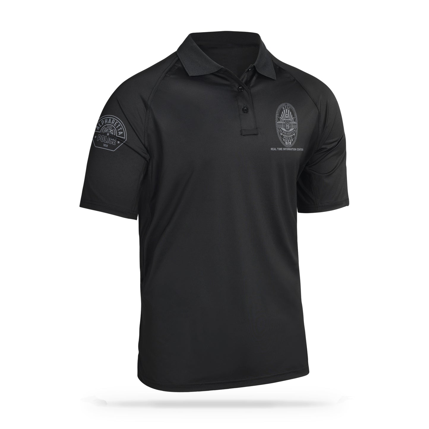 [ALPHARETTA PD] RTIC Performance Polo [BLK]-13 Fifty Apparel