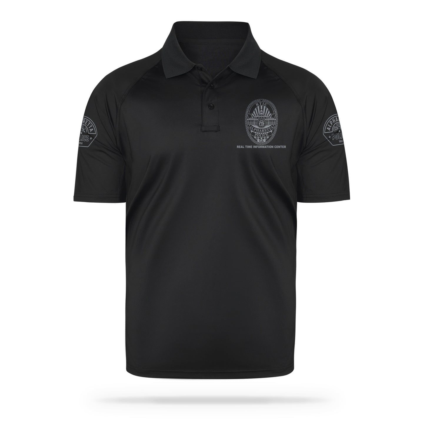 [ALPHARETTA PD] RTIC Performance Polo [BLK]-13 Fifty Apparel