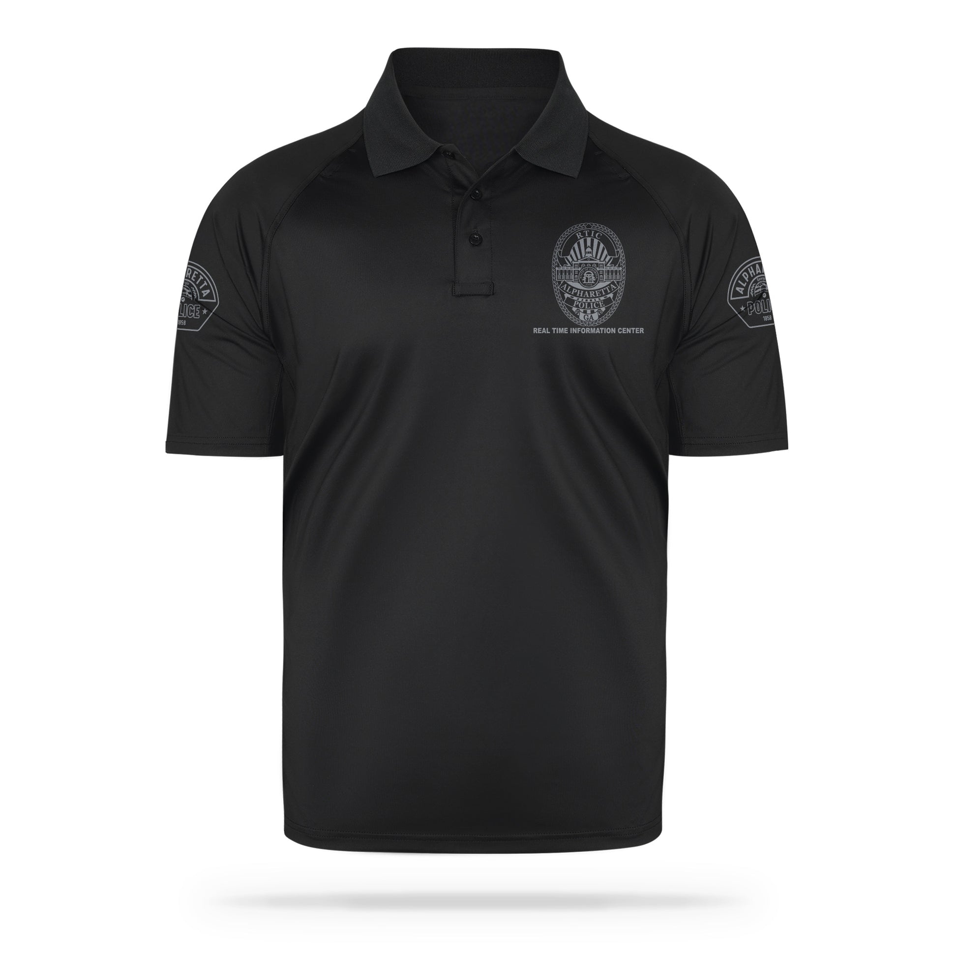 [ALPHARETTA PD] RTIC Performance Polo [BLK]-13 Fifty Apparel