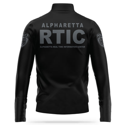 [ALPHARETTA PD] RTIC Quarter Zip [BLK/GRY]-13 Fifty Apparel