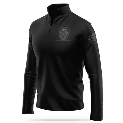 [ALPHARETTA PD] RTIC Quarter Zip [BLK/GRY]-13 Fifty Apparel