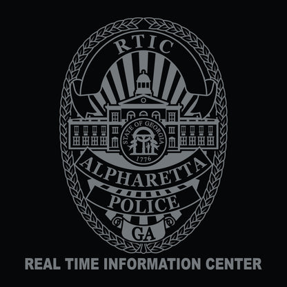 [ALPHARETTA PD] RTIC Quarter Zip [BLK/GRY]-13 Fifty Apparel