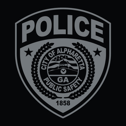 [ALPHARETTA PD] RTIC Quarter Zip [BLK/GRY]-13 Fifty Apparel