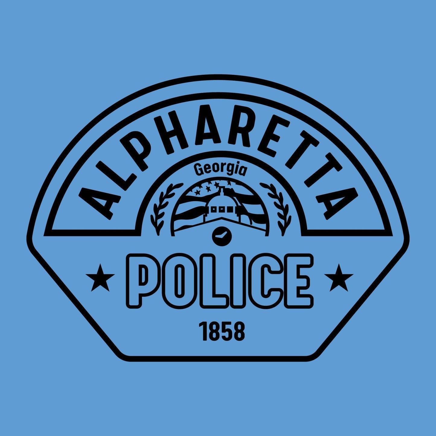 [ALPHARETTA PD] RTIC Utility Shirt [CBLU/BLK]-13 Fifty Apparel