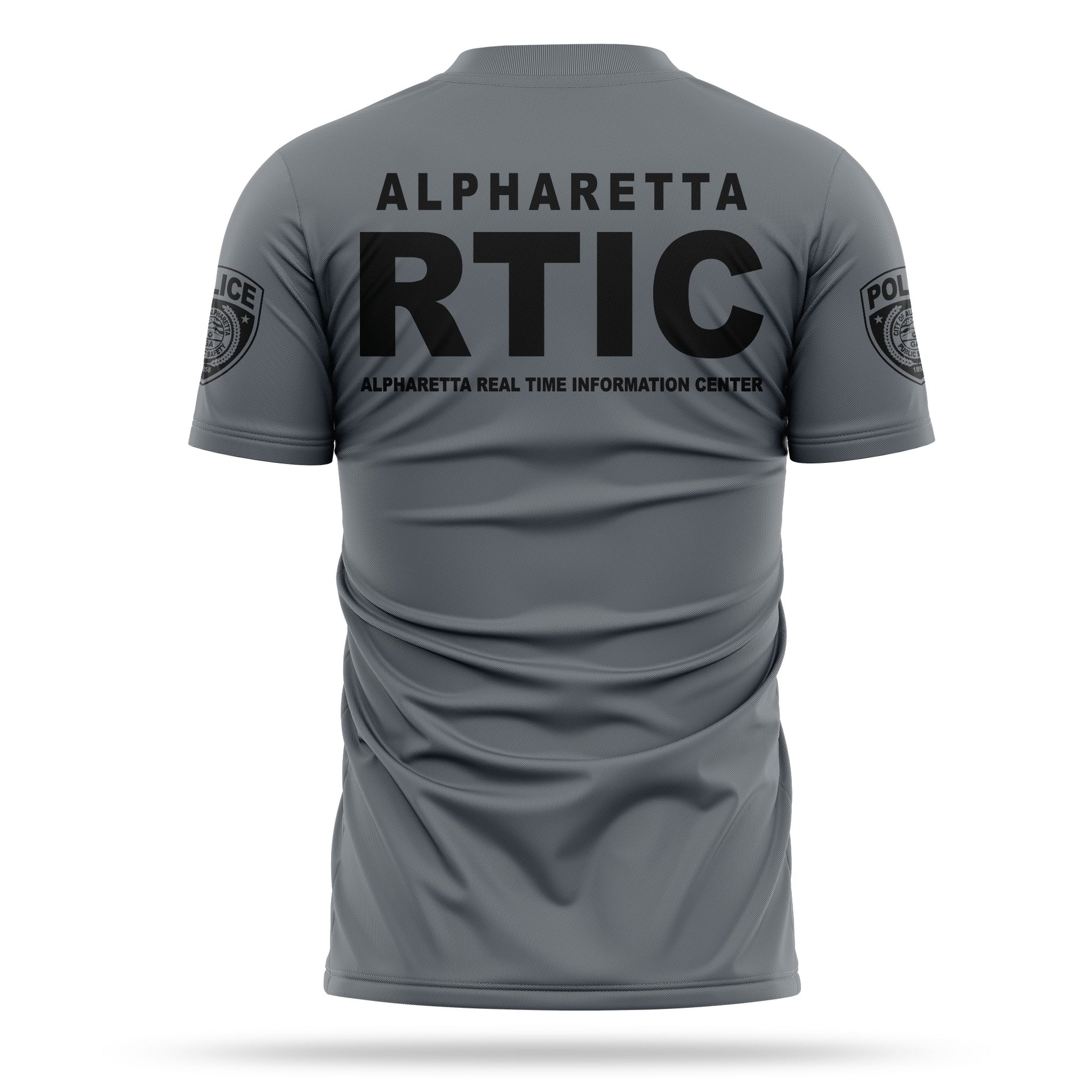 [ALPHARETTA PD] RTIC Utility Shirt [CHR/BLK]-13 Fifty Apparel
