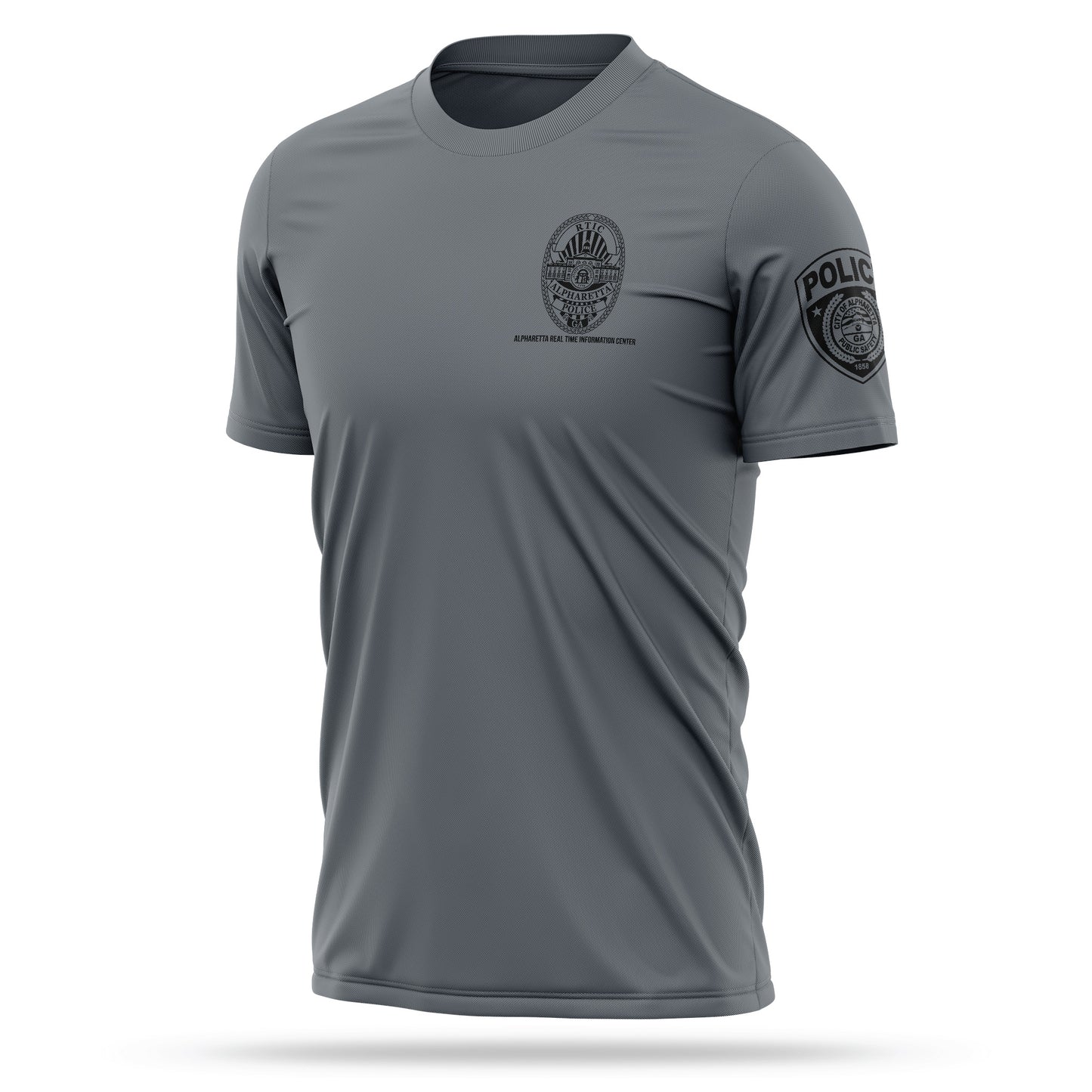 [ALPHARETTA PD] RTIC Utility Shirt [CHR/BLK]-13 Fifty Apparel