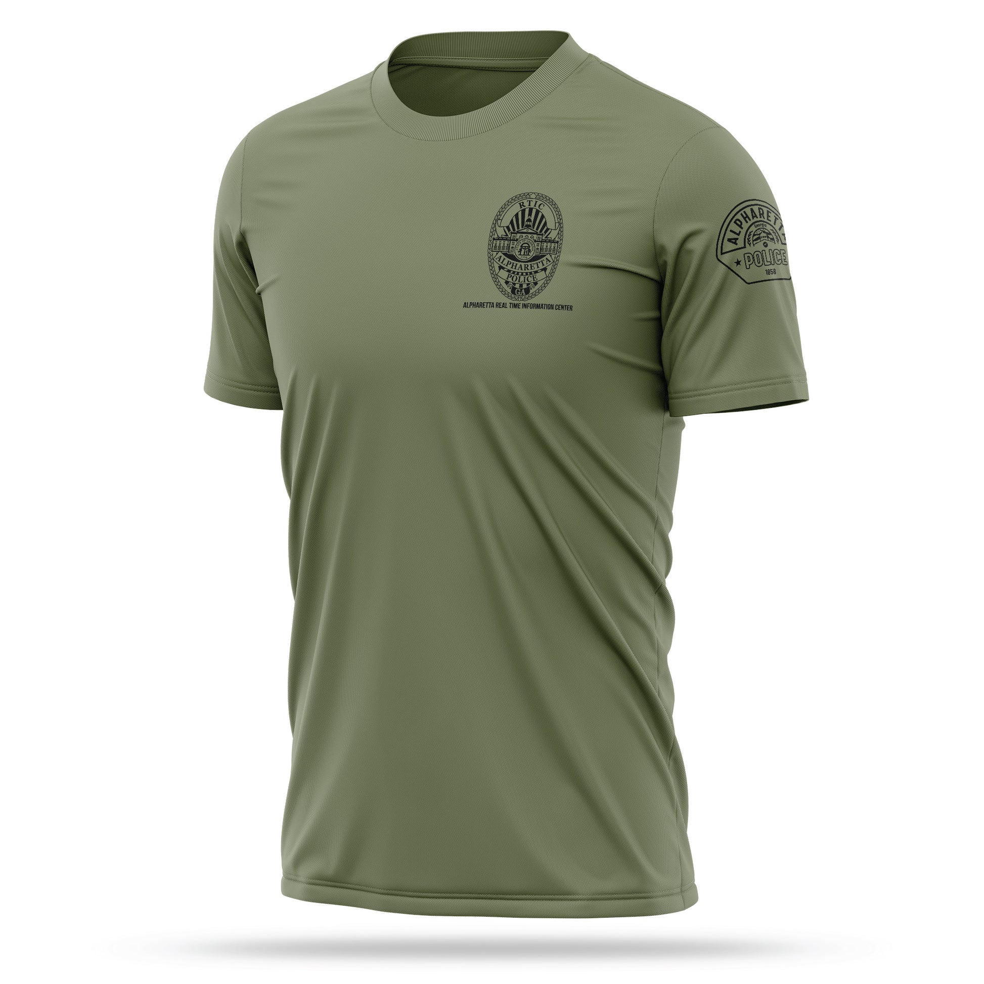 [ALPHARETTA PD] RTIC Utility Shirt [ODGRN/BLK]-13 Fifty Apparel