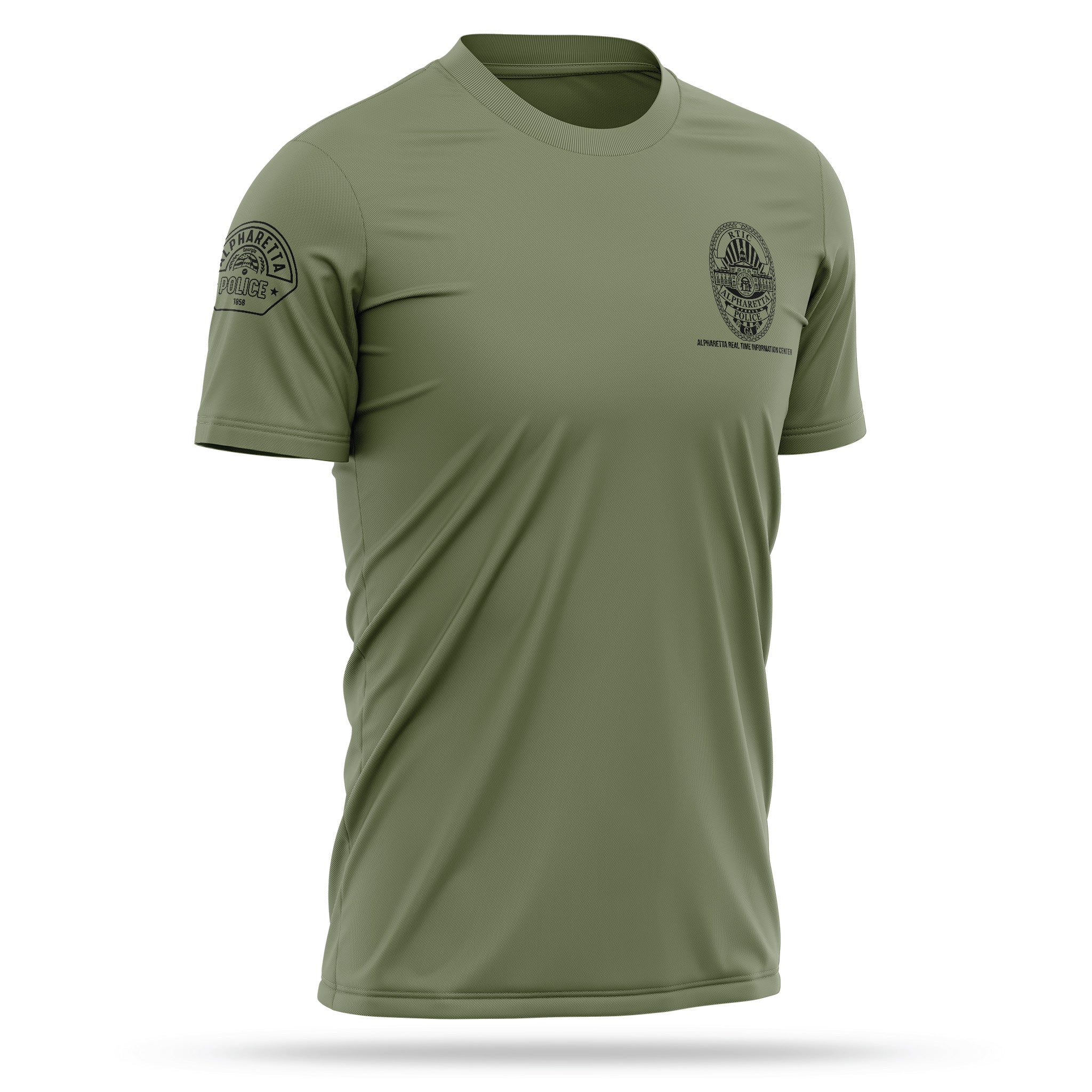 [ALPHARETTA PD] RTIC Utility Shirt [ODGRN/BLK]-13 Fifty Apparel