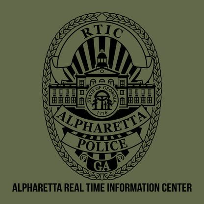 [ALPHARETTA PD] RTIC Utility Shirt [ODGRN/BLK]-13 Fifty Apparel