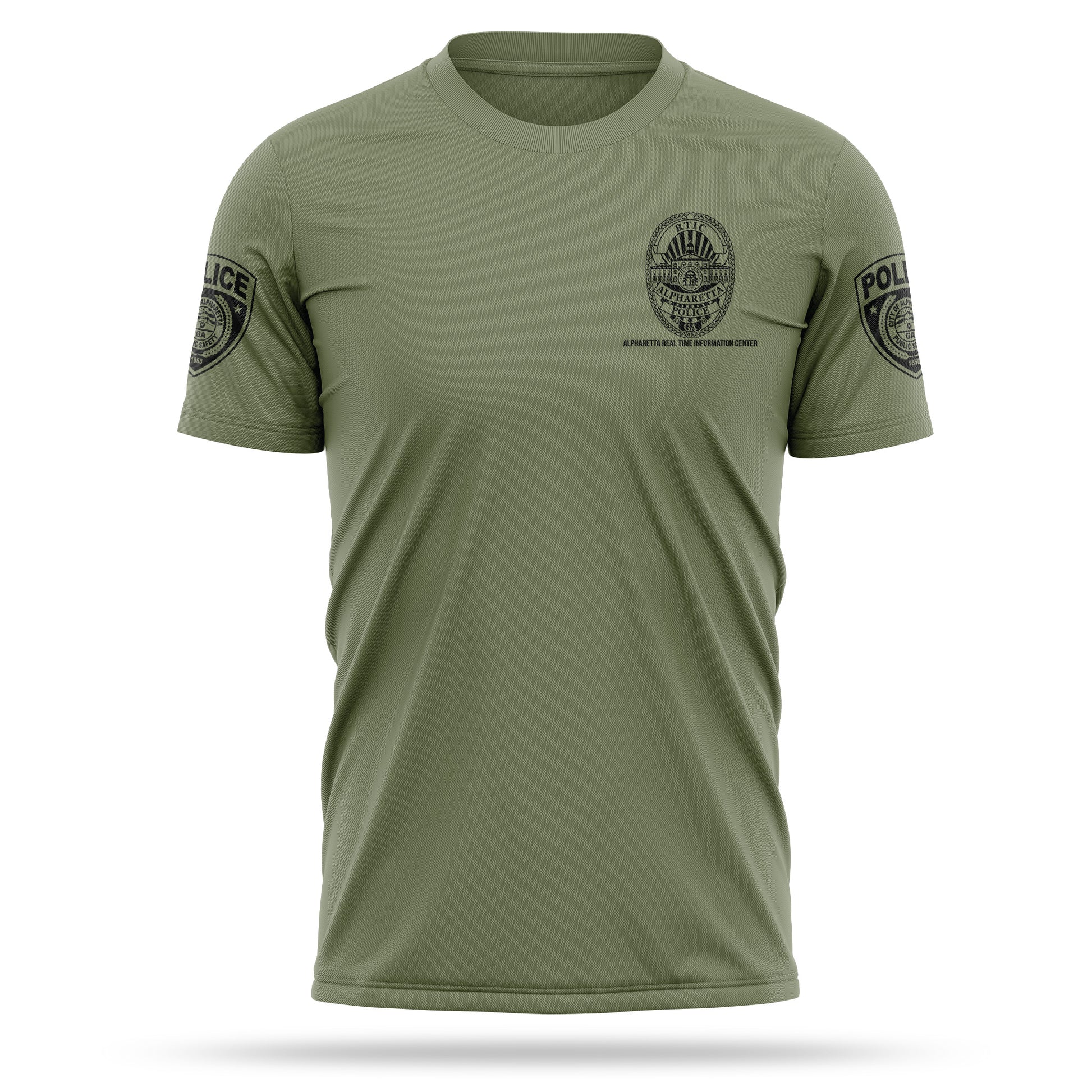 [ALPHARETTA PD] RTIC Utility Shirt [ODGRN/BLK]-13 Fifty Apparel