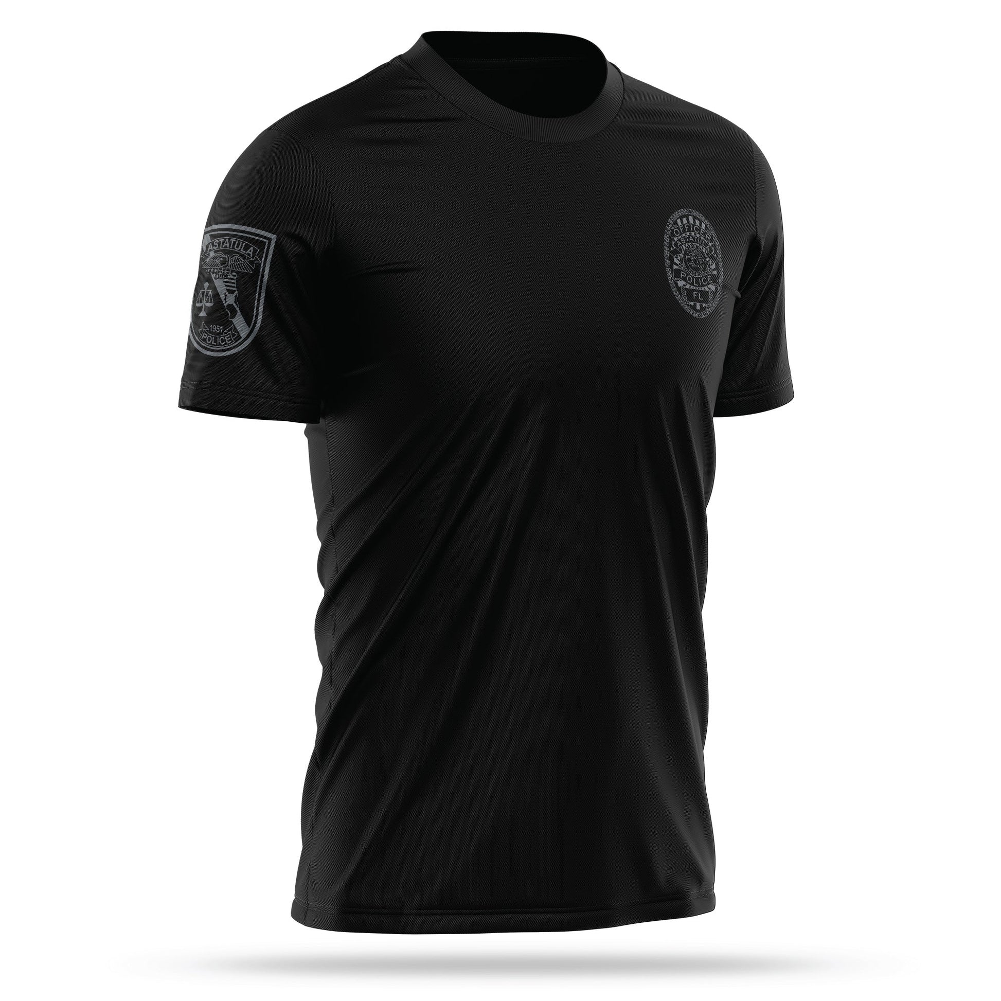 [ASTATULA PD] Utility Short Sleeve Shirts [BLK/GRY]-13 Fifty Apparel