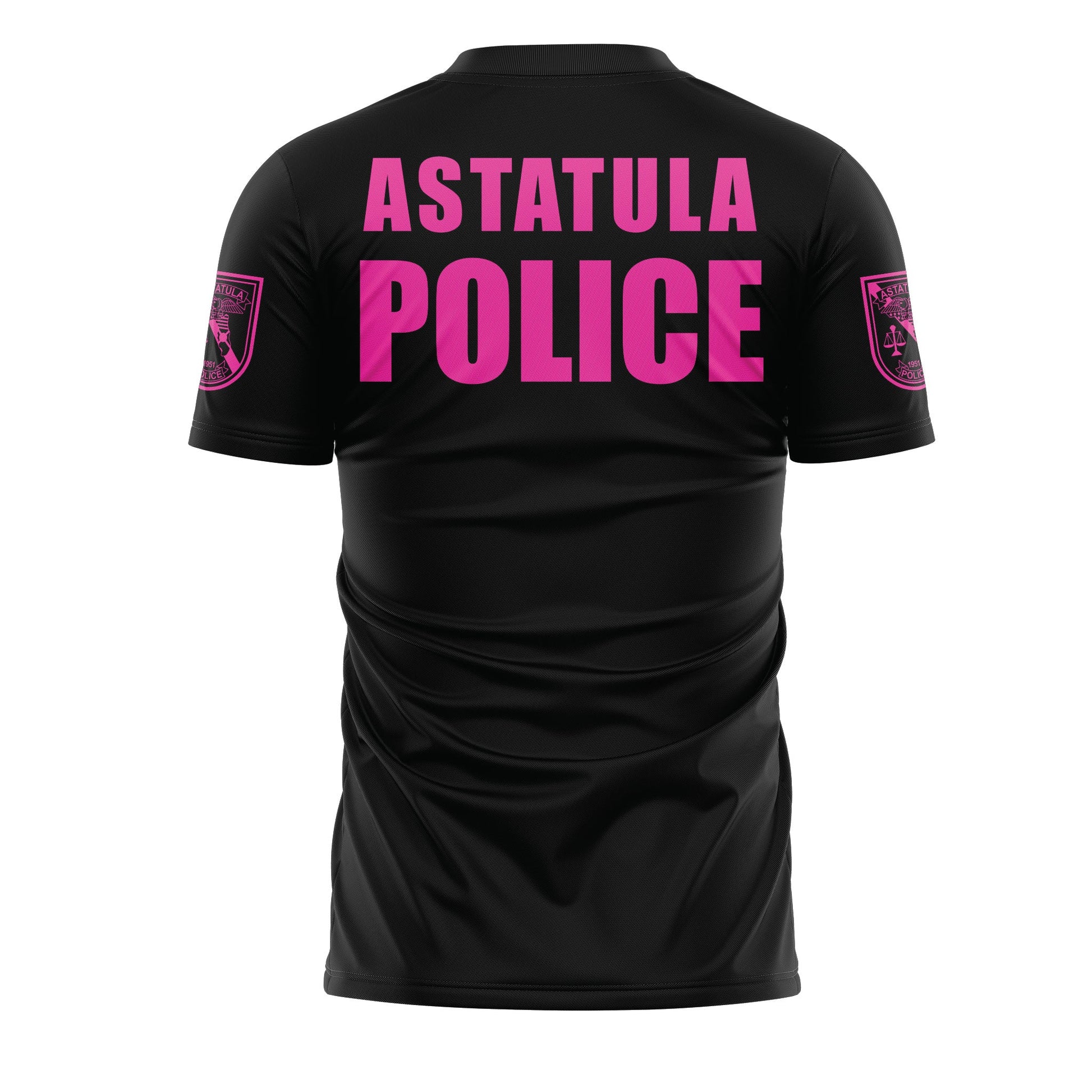 [ASTATULA PD] Utility Short Sleeve Shirts [BLK/PNK]-13 Fifty Apparel