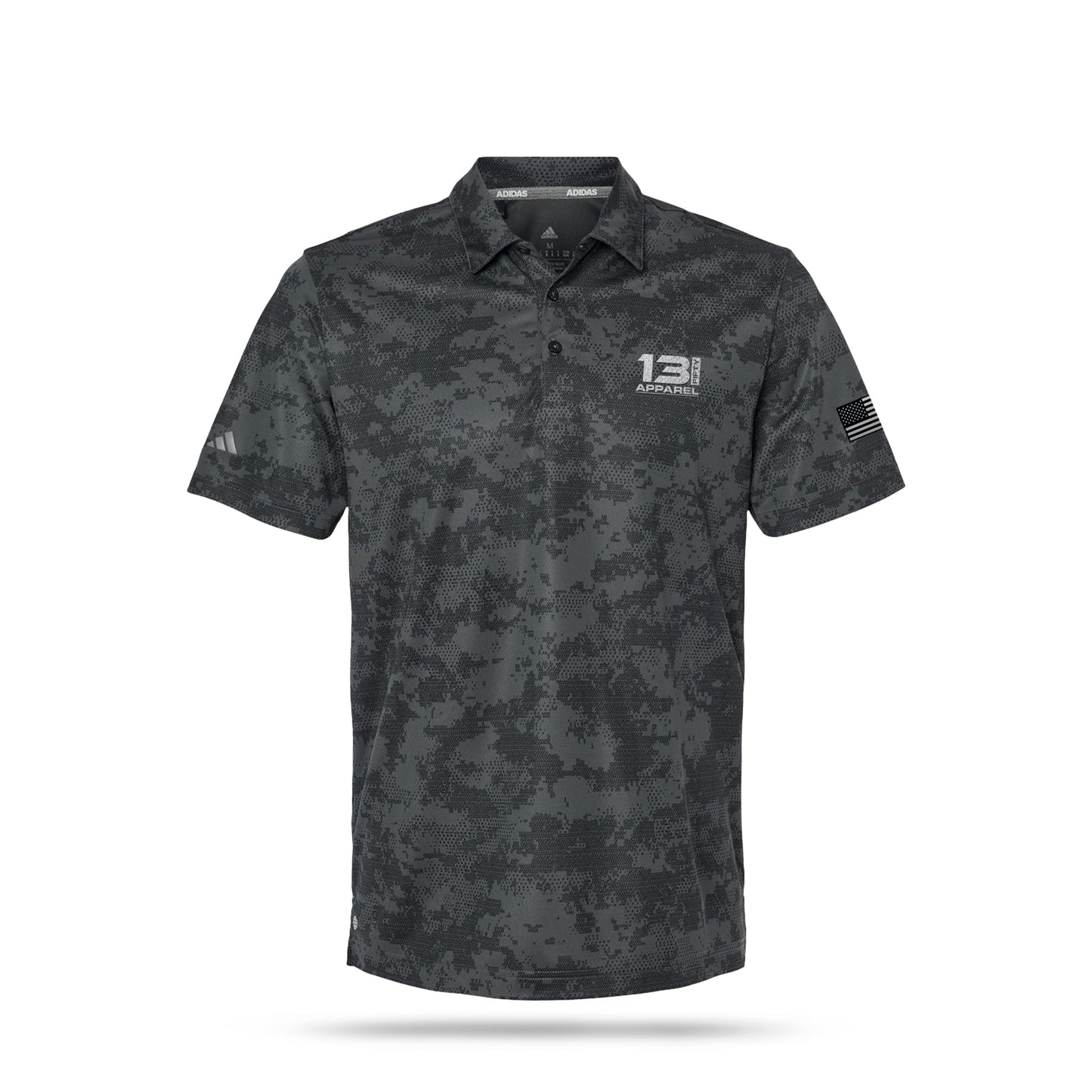 Adidas Camo Performance Polo — 13 Fifty Edition [DRK/GRY]-13 Fifty Apparel