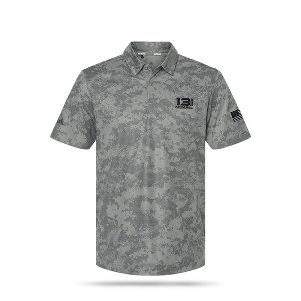 Adidas Camo Performance Polo — 13 Fifty Edition [GRY/BLK] | 13