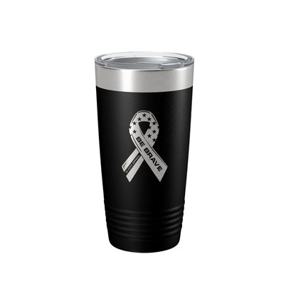 [BE BRAVE 24] Stainless Steel Tumbler [BLK]-13 Fifty Apparel