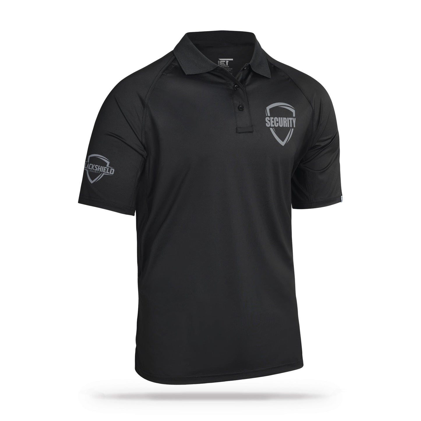 [BLACKSHIELD SECURITY] Performance Polo [BLK/GRY]-13 Fifty Apparel