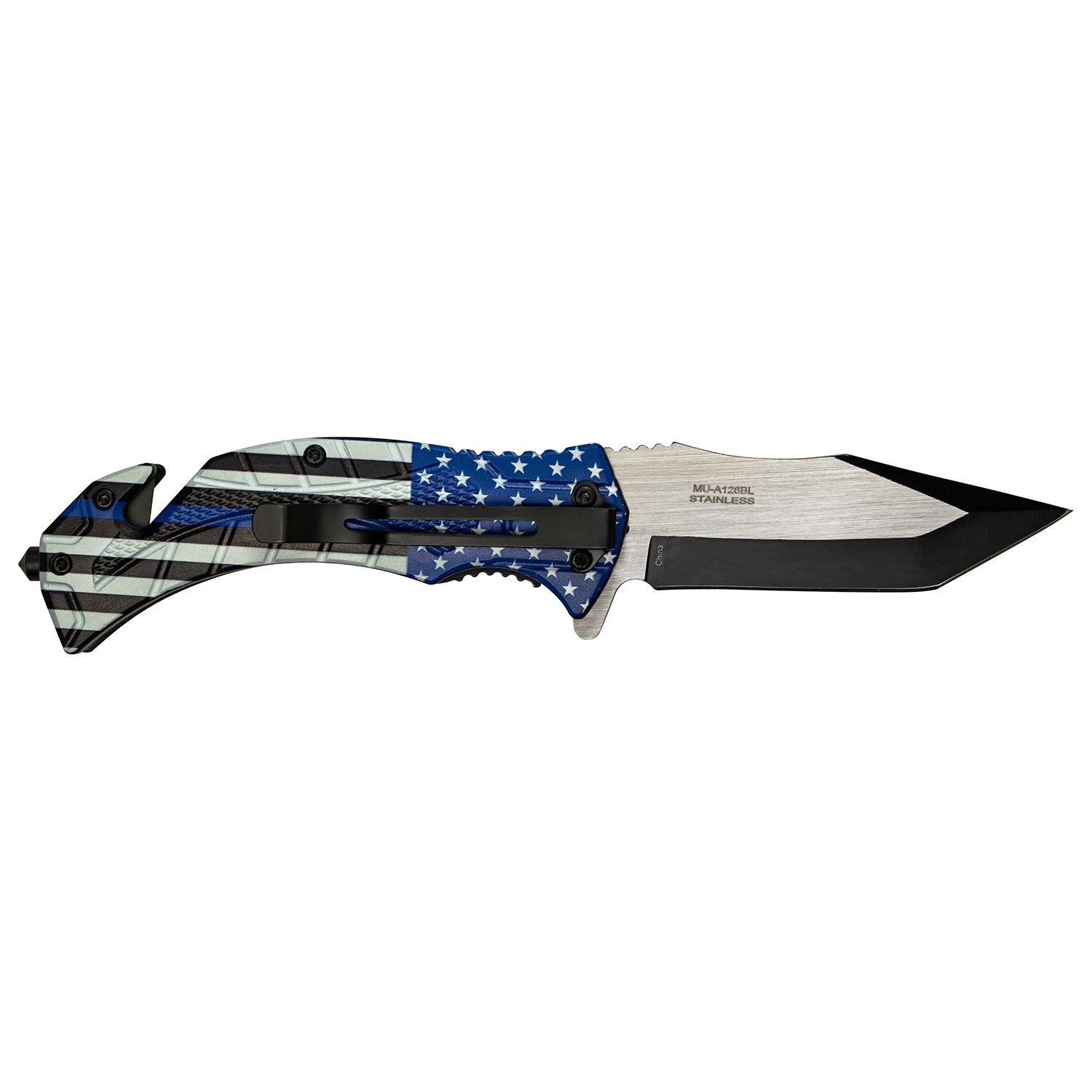 [BLUE LINE PATRIOT] Utility Knife-13 Fifty Apparel