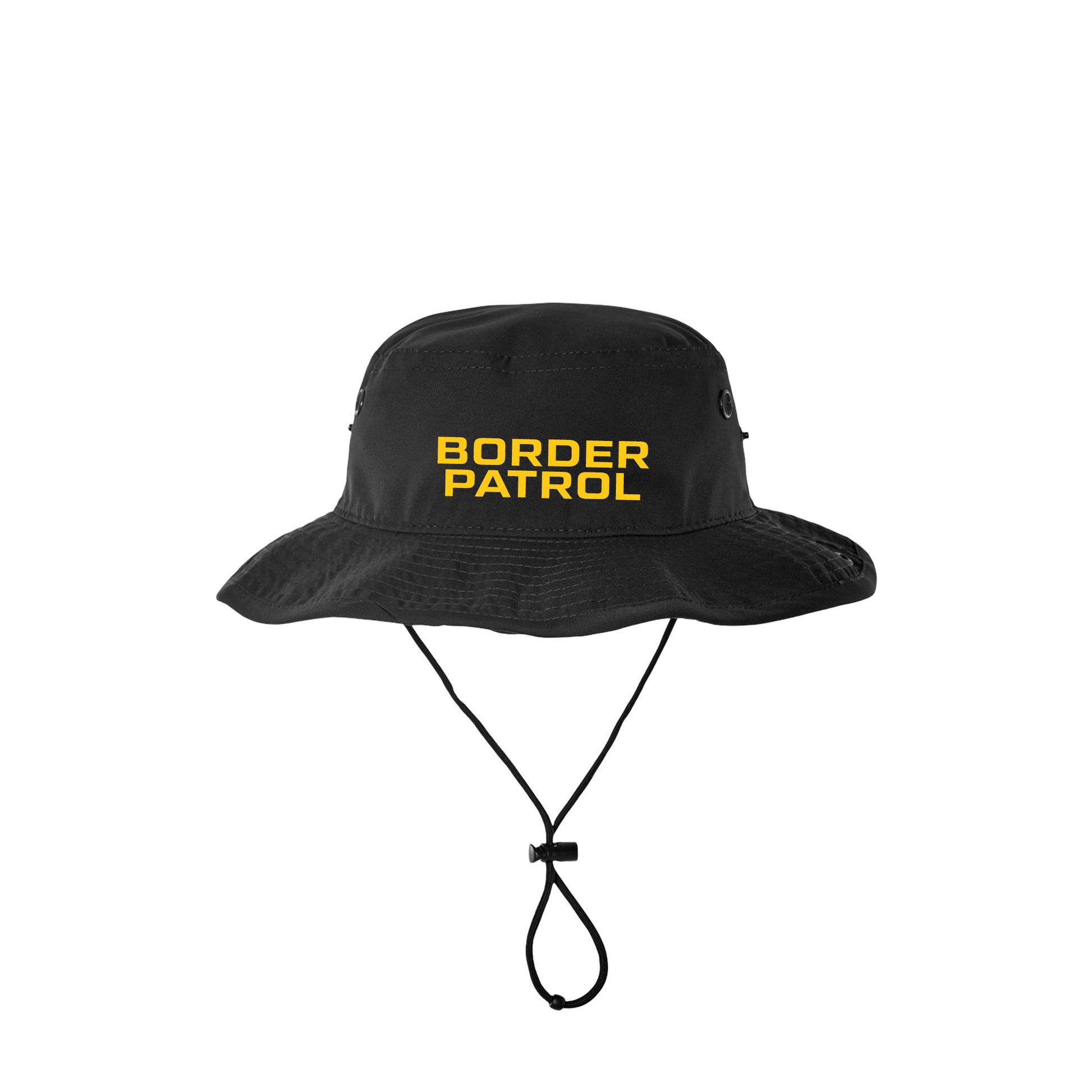[BORDER PATROL] Boonie Hat [BLK/GLD]-13 Fifty Apparel