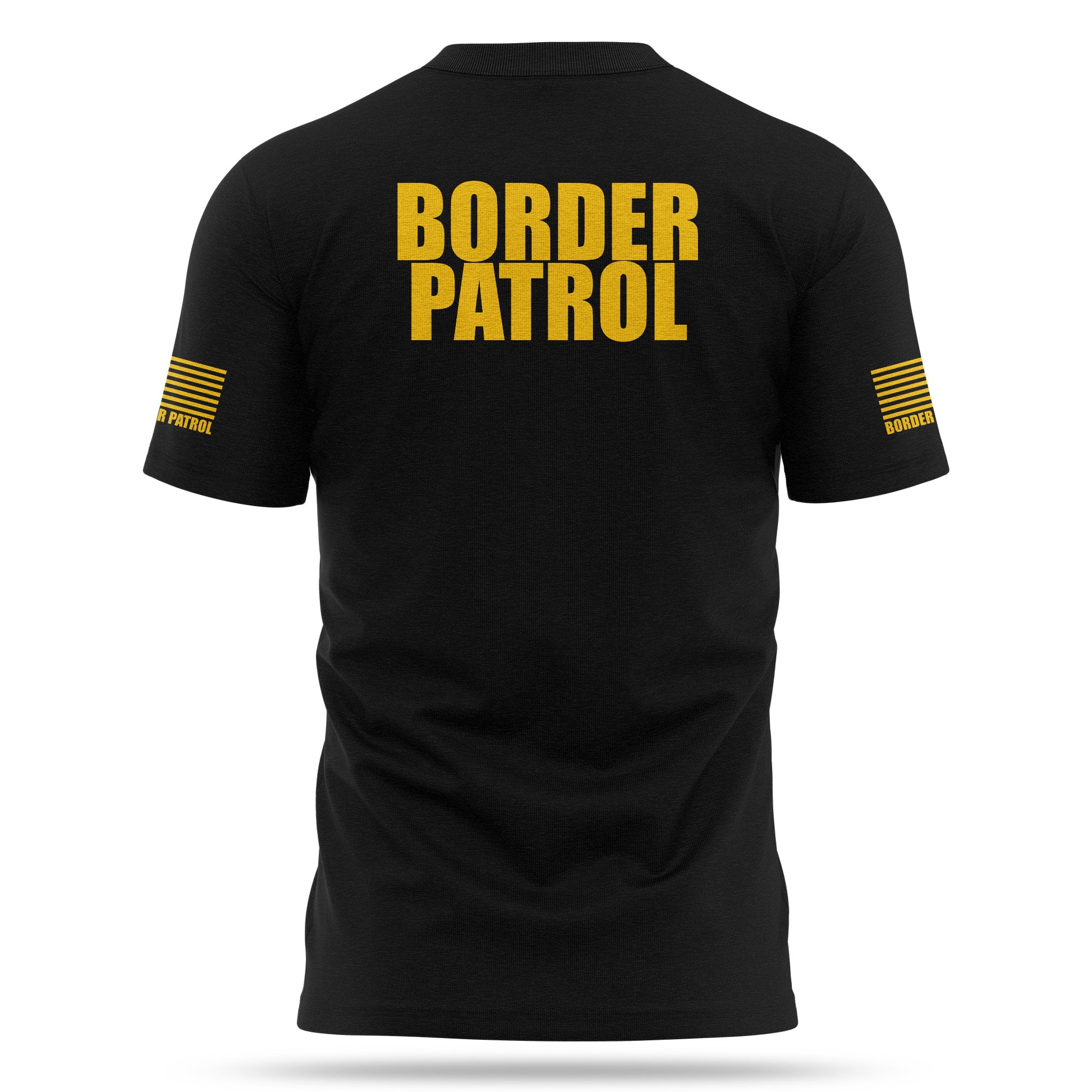 [BORDER PATROL] Cotton Blend Shirt [BLK/GLD]-13 Fifty Apparel