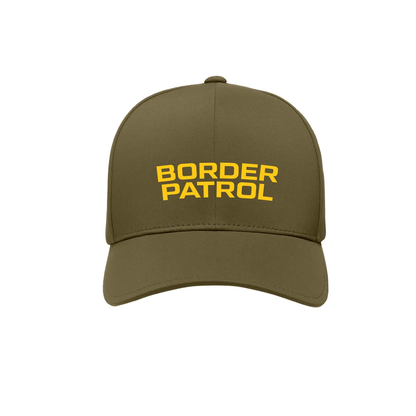 [BORDER PATROL] Flexfit Delta® Cap [GRN/GLD]-13 Fifty Apparel