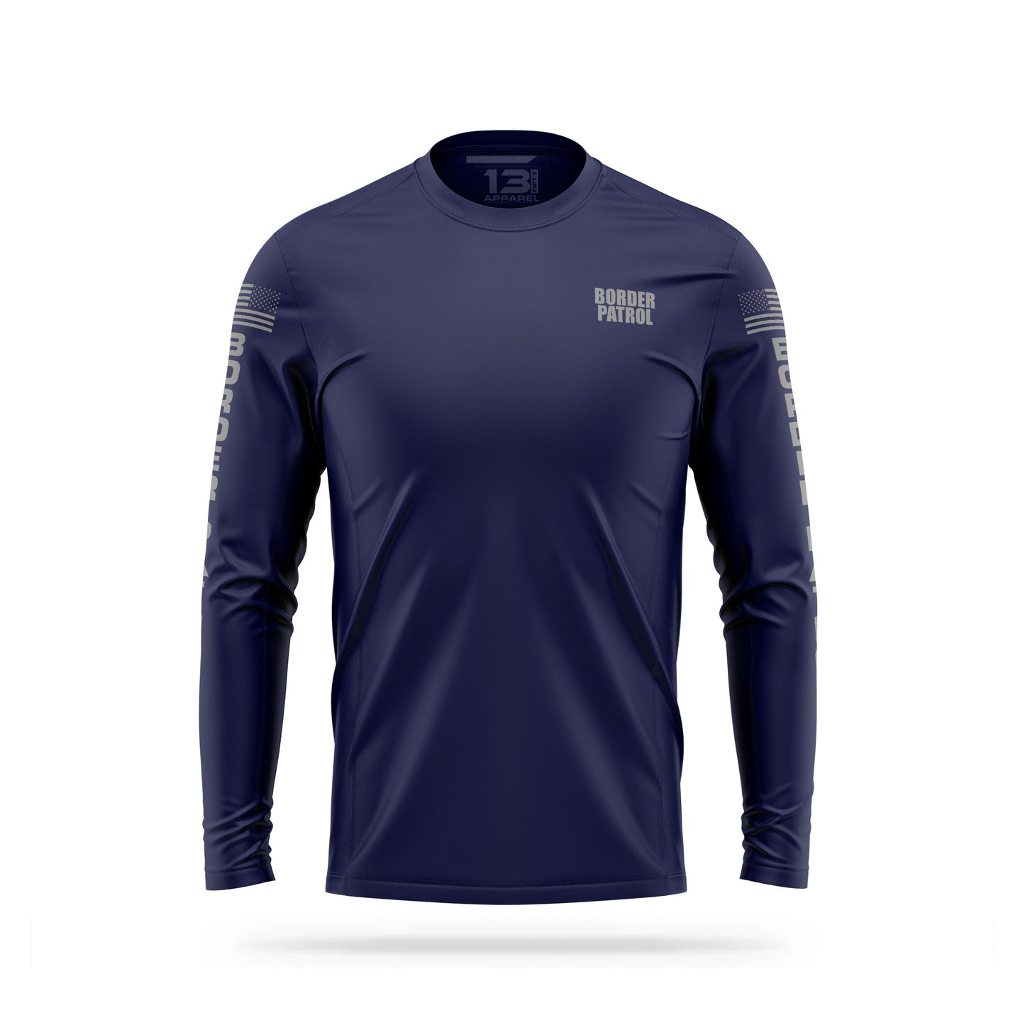 [BORDER PATROL] Men's Utility Long Sleeve [NVY/GRY]-13 Fifty Apparel