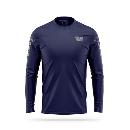 [BORDER PATROL] Men's Utility Long Sleeve [NVY/GRY]-13 Fifty Apparel