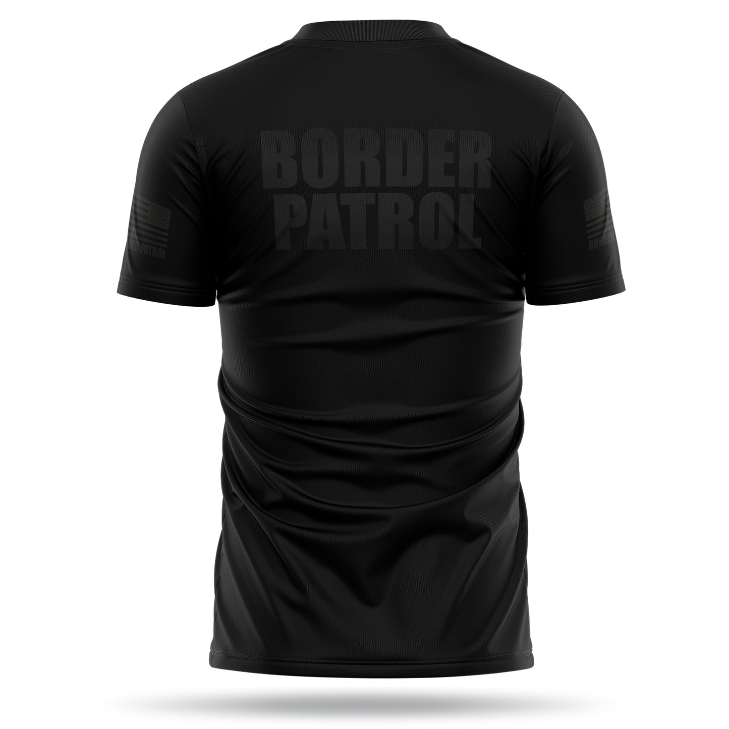 [BORDER PATROL] Men's Utility Shirt [BLK/BLK]-13 Fifty Apparel