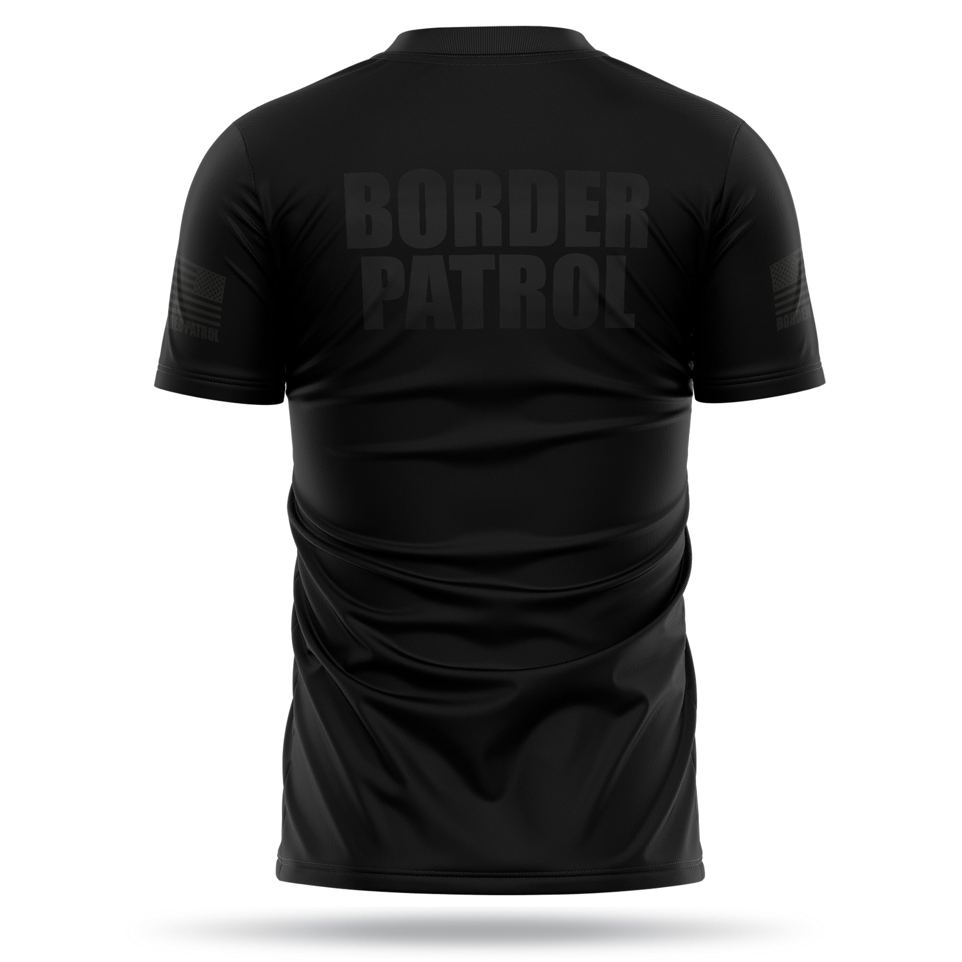 [BORDER PATROL] Men's Utility Shirt [BLK/BLK]-13 Fifty Apparel