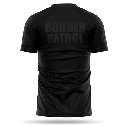 [BORDER PATROL] Men's Utility Shirt [BLK/BLK]-13 Fifty Apparel
