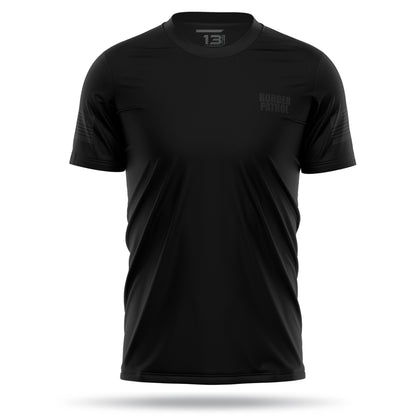 [BORDER PATROL] Men's Utility Shirt [BLK/BLK]-13 Fifty Apparel