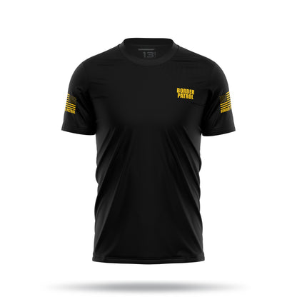 [BORDER PATROL] Men's Utility Shirt [BLK/GLD]-13 Fifty Apparel