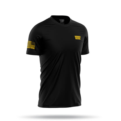 [BORDER PATROL] Men's Utility Shirt [BLK/GLD]-13 Fifty Apparel