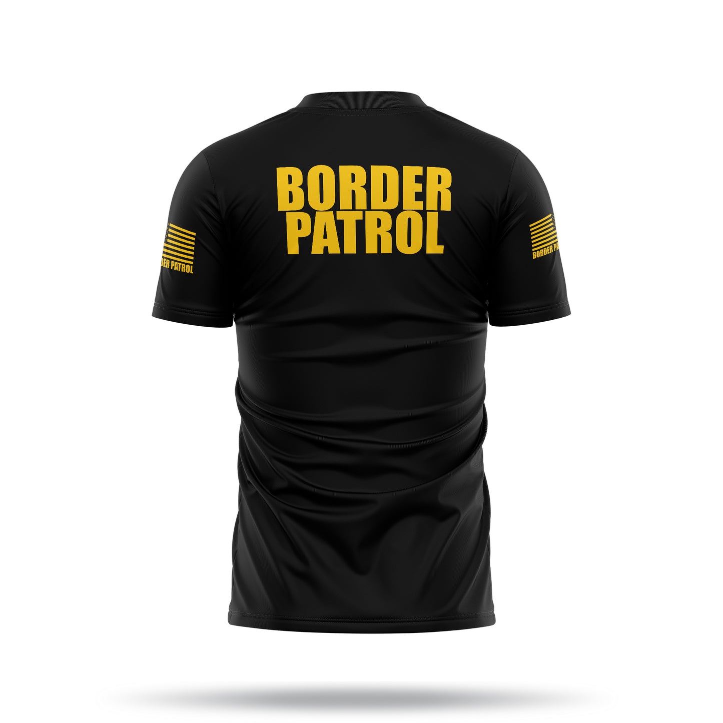 [BORDER PATROL] Men's Utility Shirt [BLK/GLD]-13 Fifty Apparel