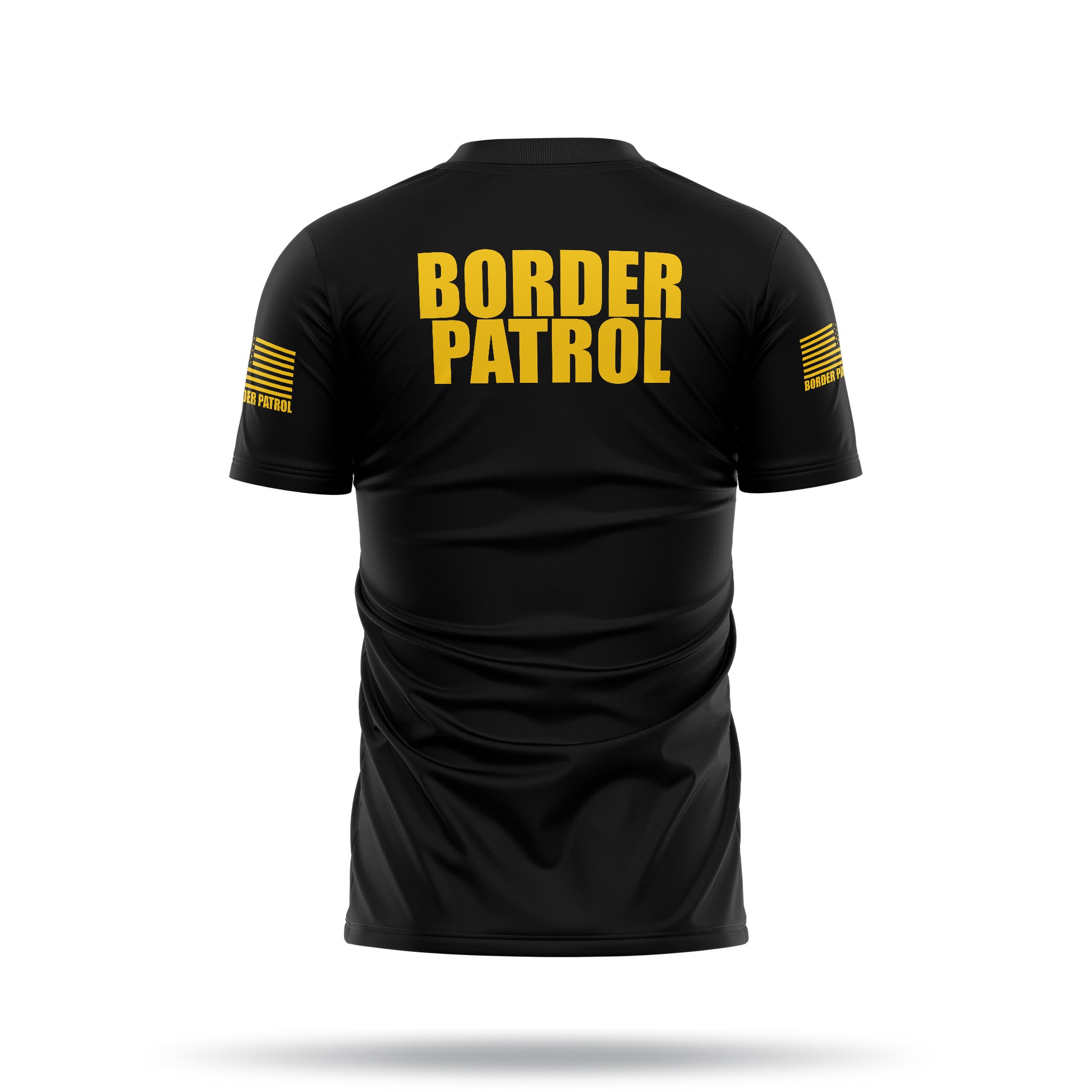 [BORDER PATROL] Men's Utility Shirt [BLK/GLD]-13 Fifty Apparel