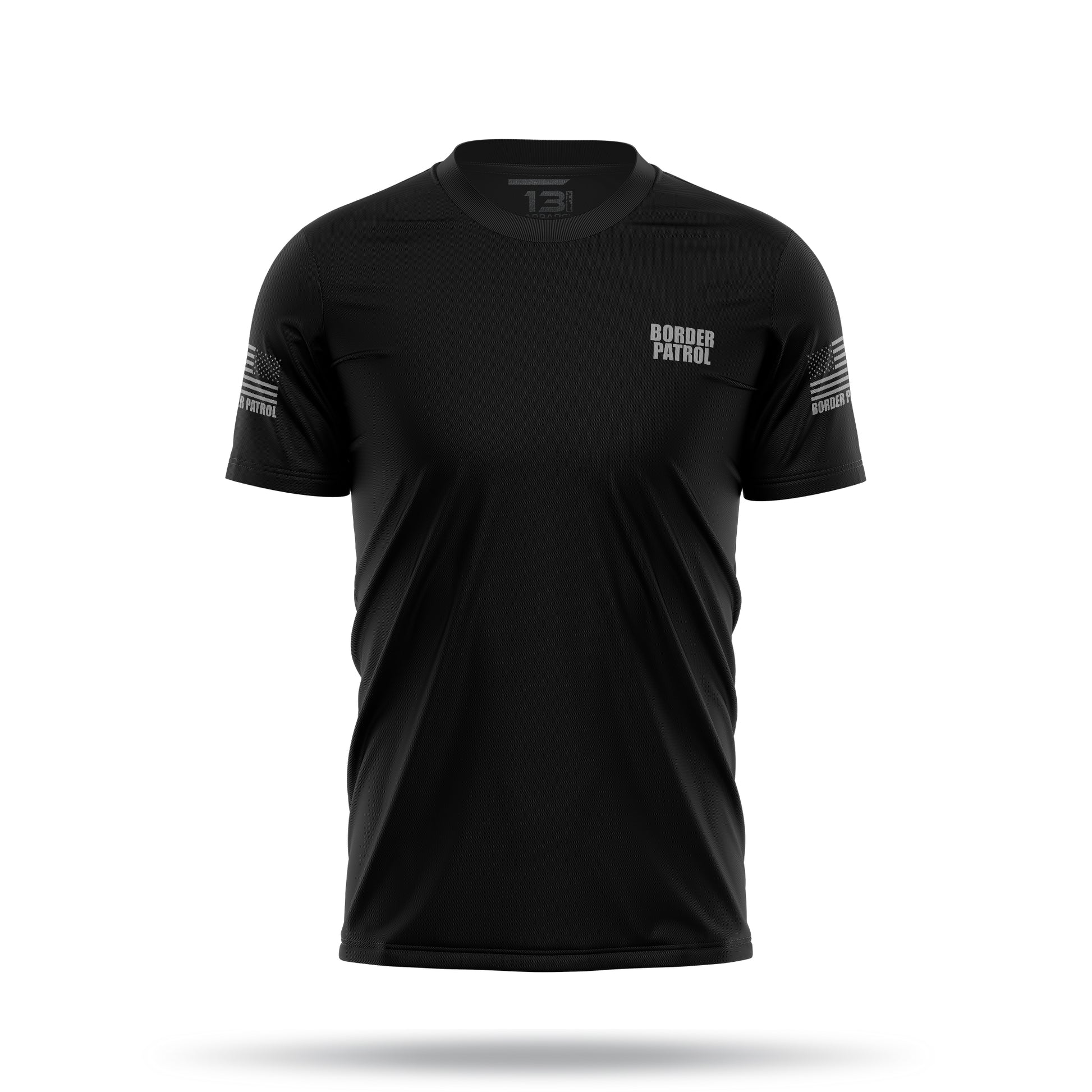 [BORDER PATROL] Men's Utility Shirt [BLK/GRY] 13 Fifty Apparel 